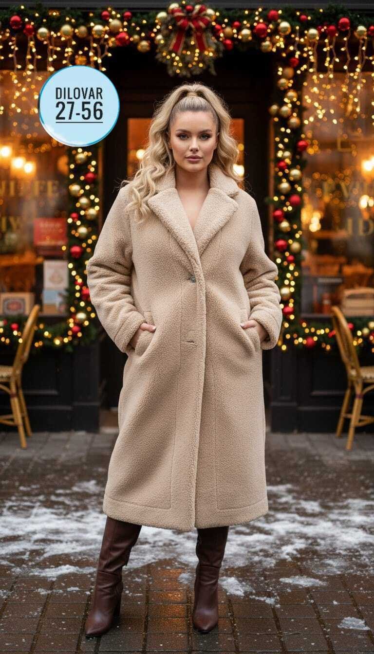 пальто модное,пальто из искусственного меха,пальто оверсайз,белое плюшевое пальто,теплое пальто