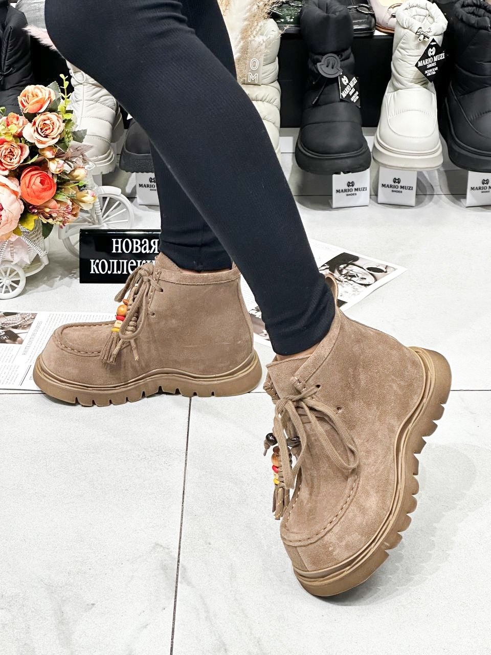 ,женские ботинки,женская ,ботинки модные,женская  зимняя