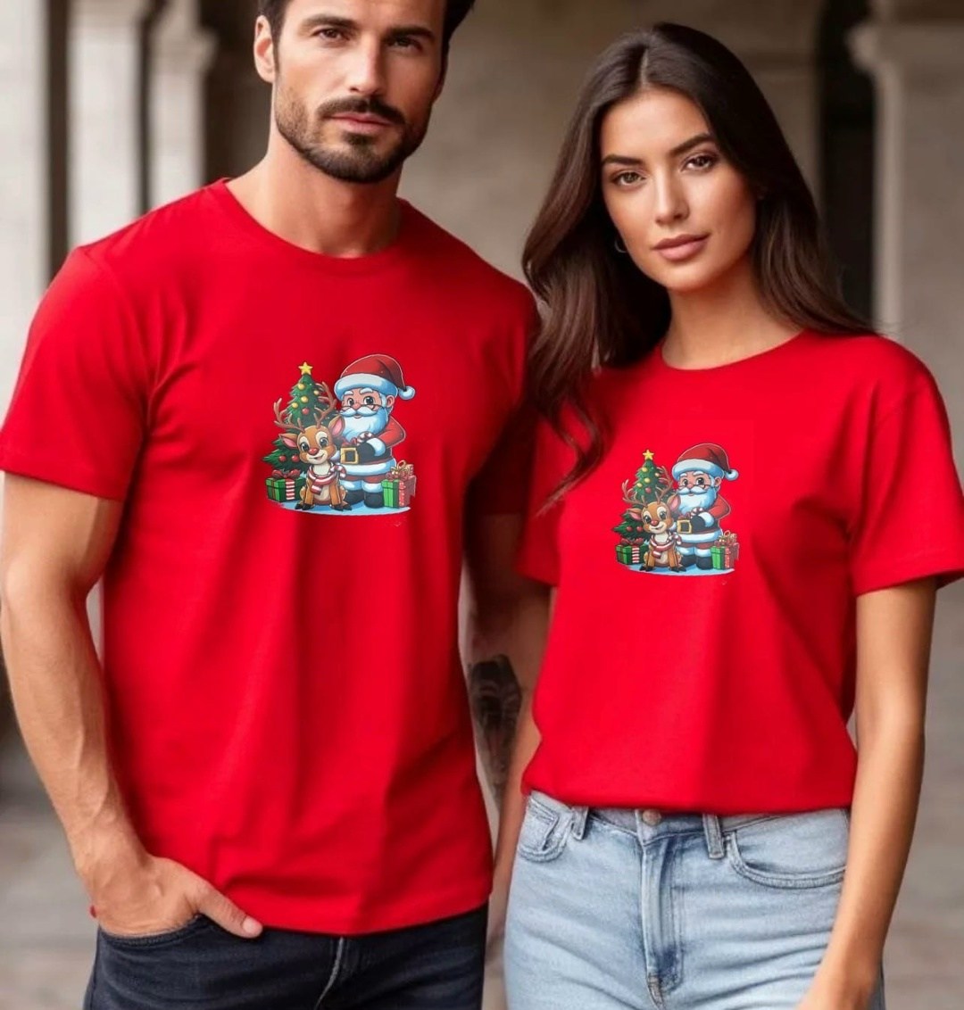 новогодние футболки,семейные новогодние футболки,смешные новогодние футболки,новогодняя футболка мужская,красная футболка мужская