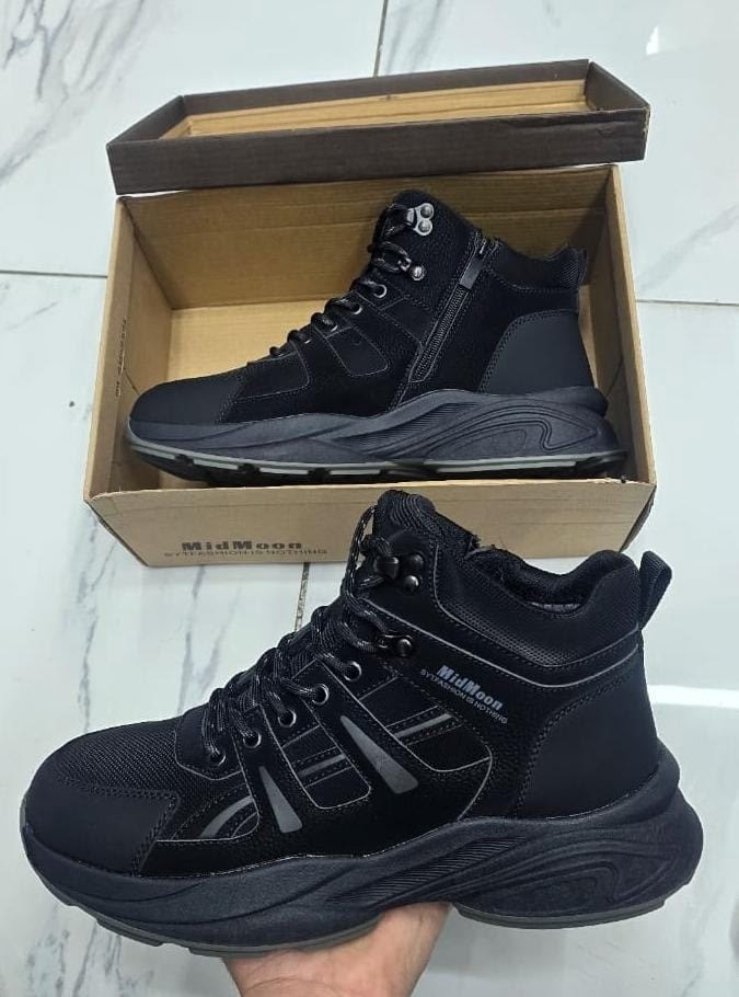 ,кроссовки черные,спортивная ,женские кроссовки, зимняя