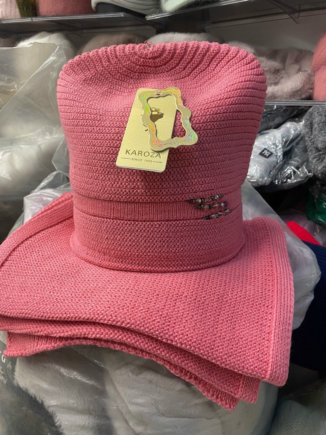 комплект трикотажный,комплект шапки,комплект женский шапка и снуд,комплект женский шапка,комплект шапка шарф