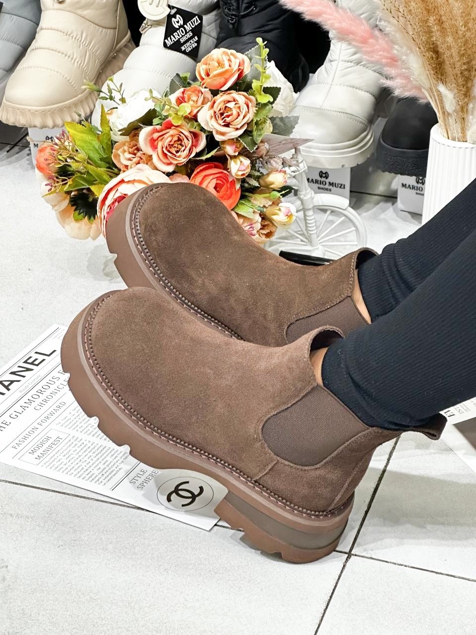 ,женская ,женские ботинки,замшевые ботинки,ботинки