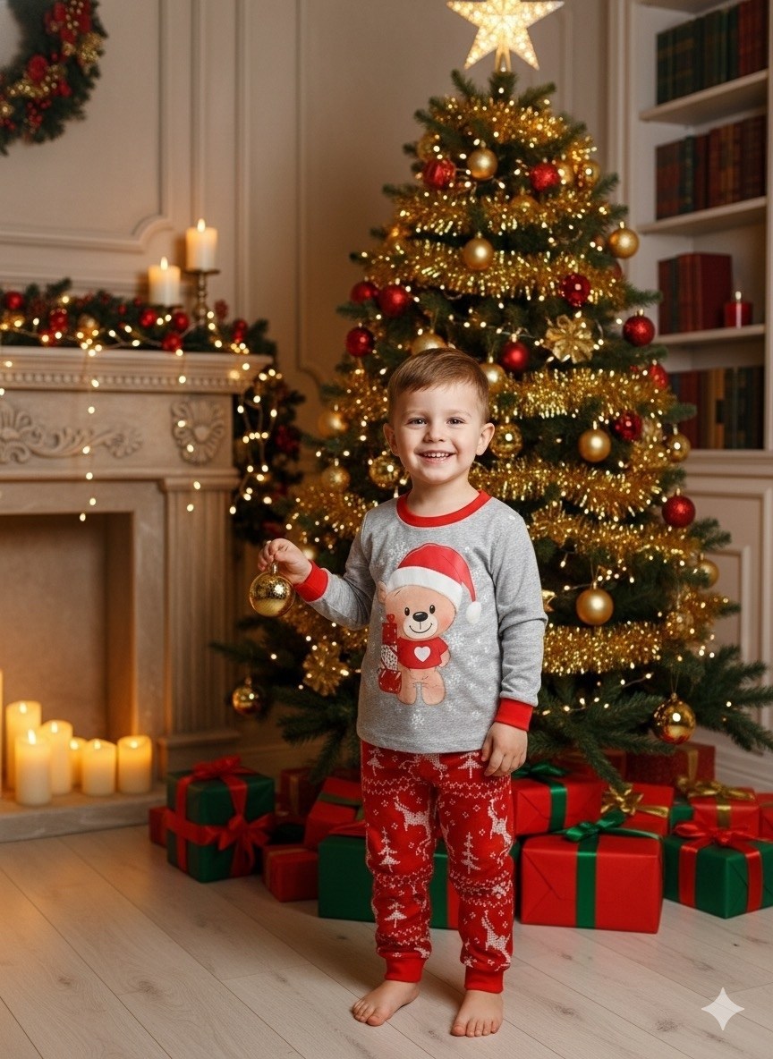 пижама на новый год детская,пижама детская,пижама для мальчика bonito,новогодние пижамы,новогодняя детская пижама