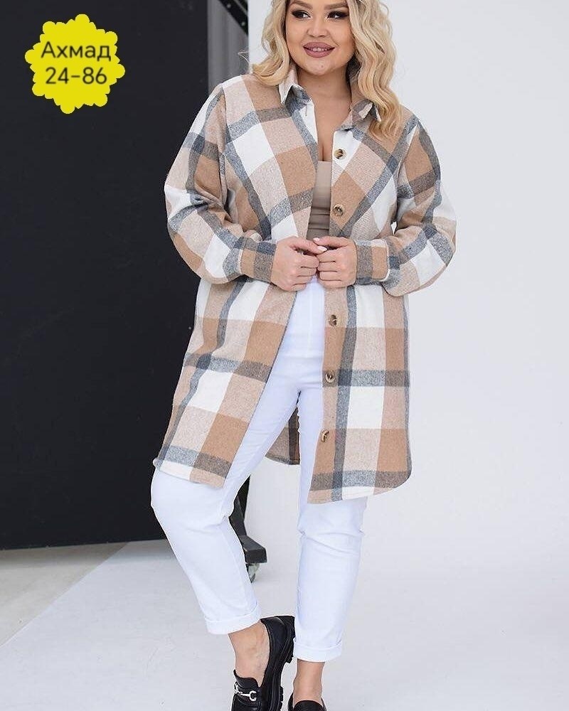 рубашка удлиненная,стильная рубашка,рубашка удлиненная теплая,женская верхняя одежда больших размеров,рубашка туника