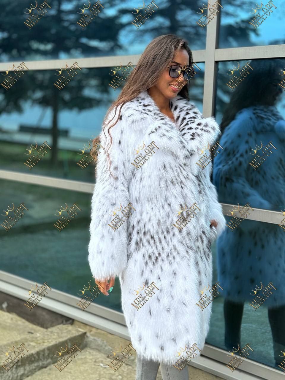 шуба из рыси,рысь шуба,шуба из белой лисы,шуба под рысь,fendi шуба 2025 рысь