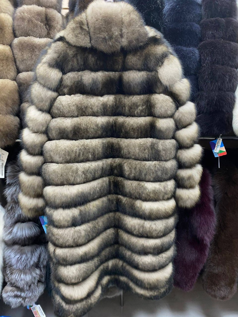 шуба из песца,шуба из соболя,соболь шуба,шуба песец под соболь,песец шуба