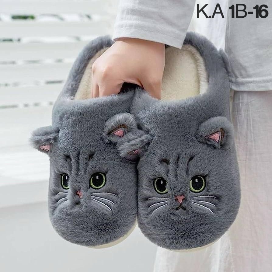 пушистые тапки кот,пушистые тапочки для дома,женские домашние тапочки,тапочки домашние,пушистые домашние тапочки