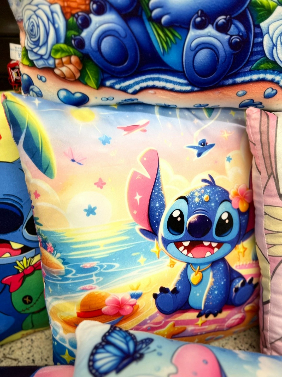 комплект постельного белья disney,чехол для подушки disney stitch,подушки,комплект постельного белья,disney лило и стич
