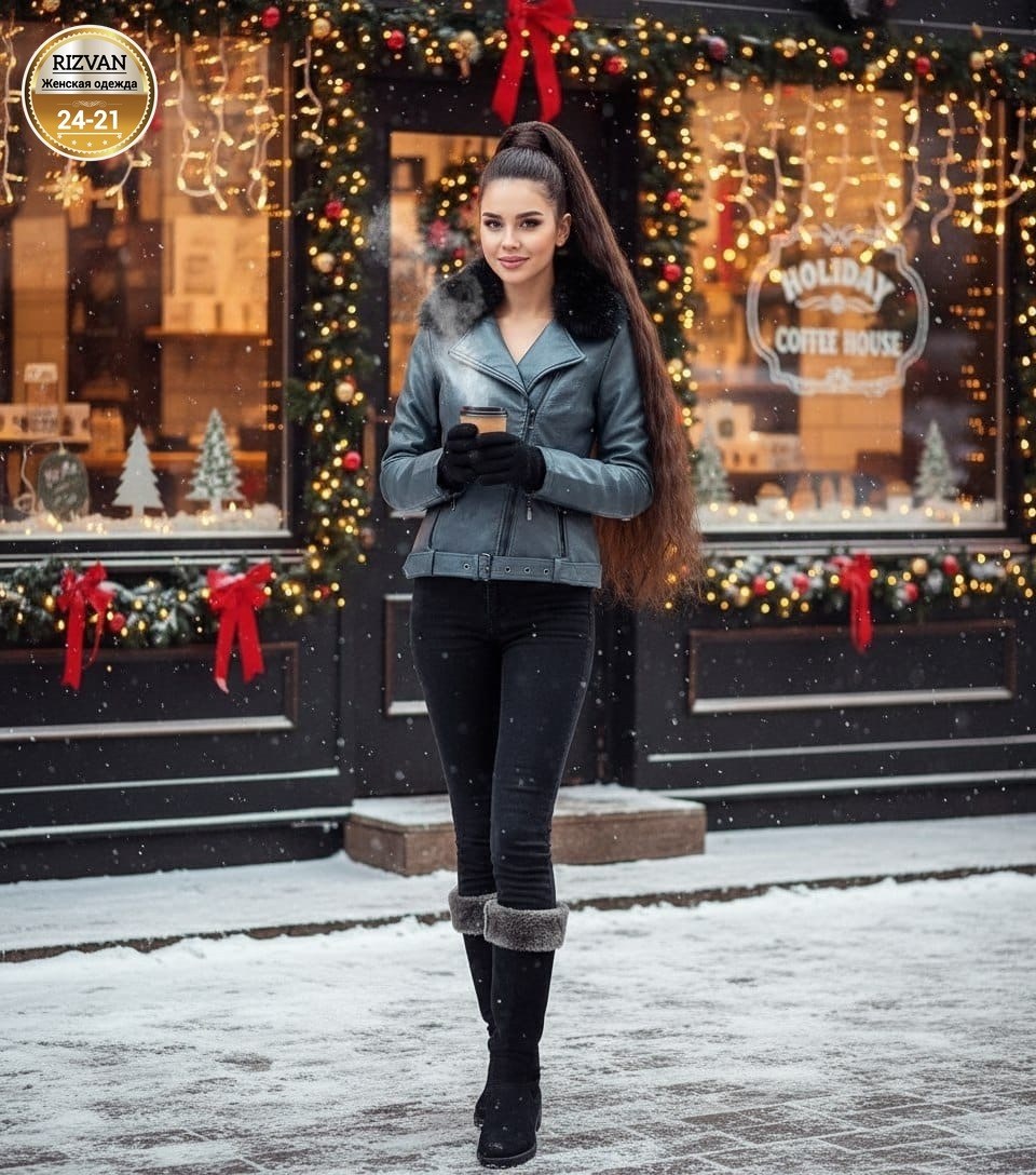 куртка с мехом,девушка,зимний стиль одежды,зимняя мода,куртка женская