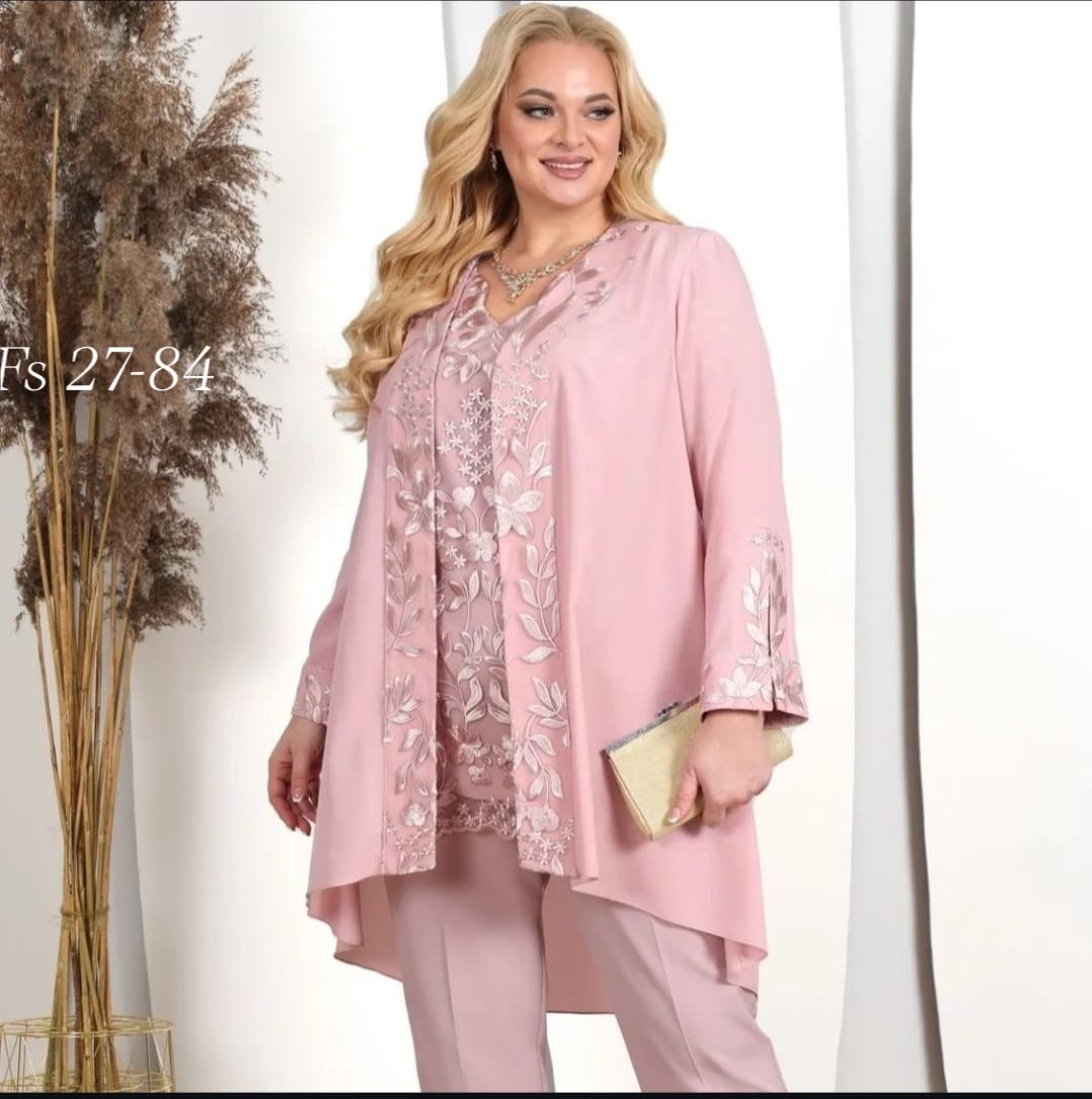 комплект ninele,комплект брючный ninele 5816 василек,костюмы комплекты,брючной костюм,вечерние брючные костюмы