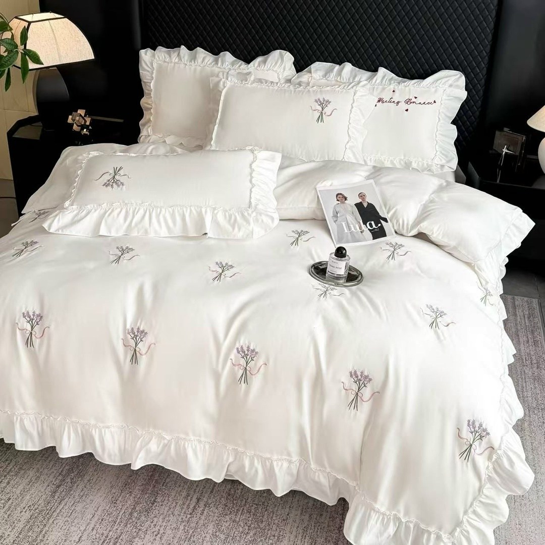 комплект постельного белья,роскошный комплект постельного белья,постельное белье из тенсель,постельного белья,комплект пододеяльника