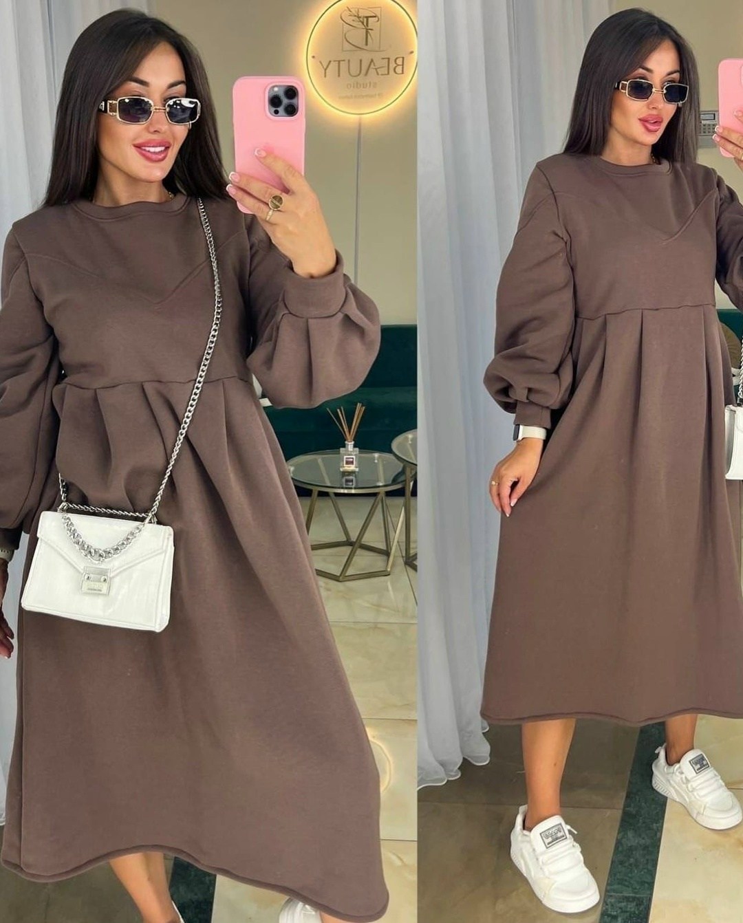 платье,платье теплое,свободное платье,удлиненное платье,женское теплое платье миди