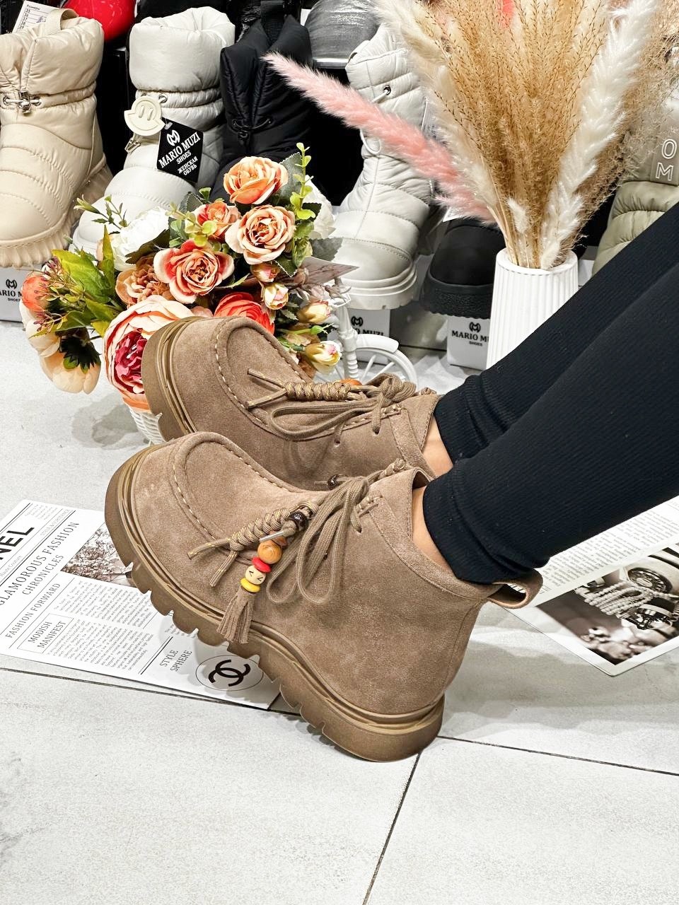 ,женские ботинки,женская ,ботинки модные,женская  зимняя