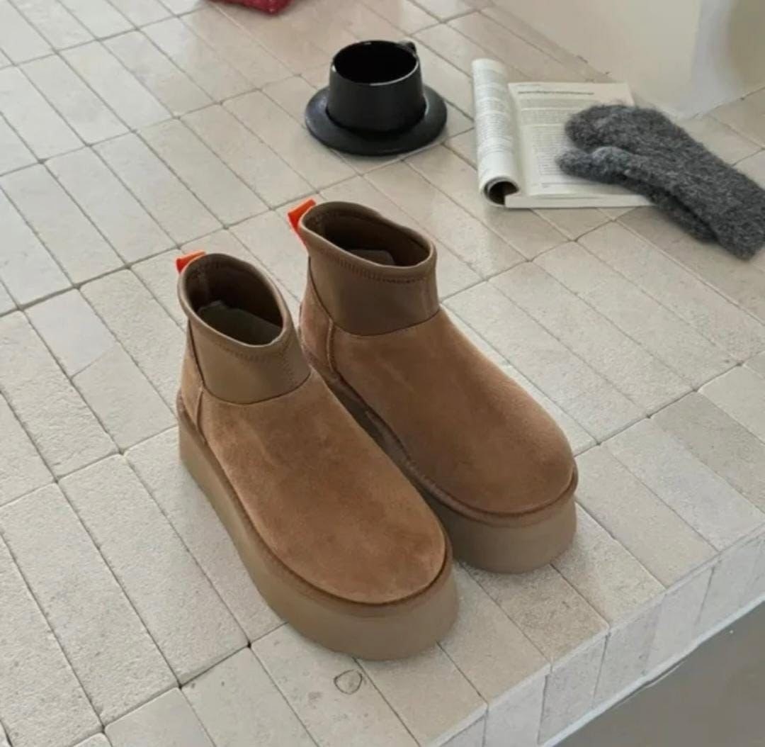 ,угги женские, зимняя женская,короткие сапоги, теплая