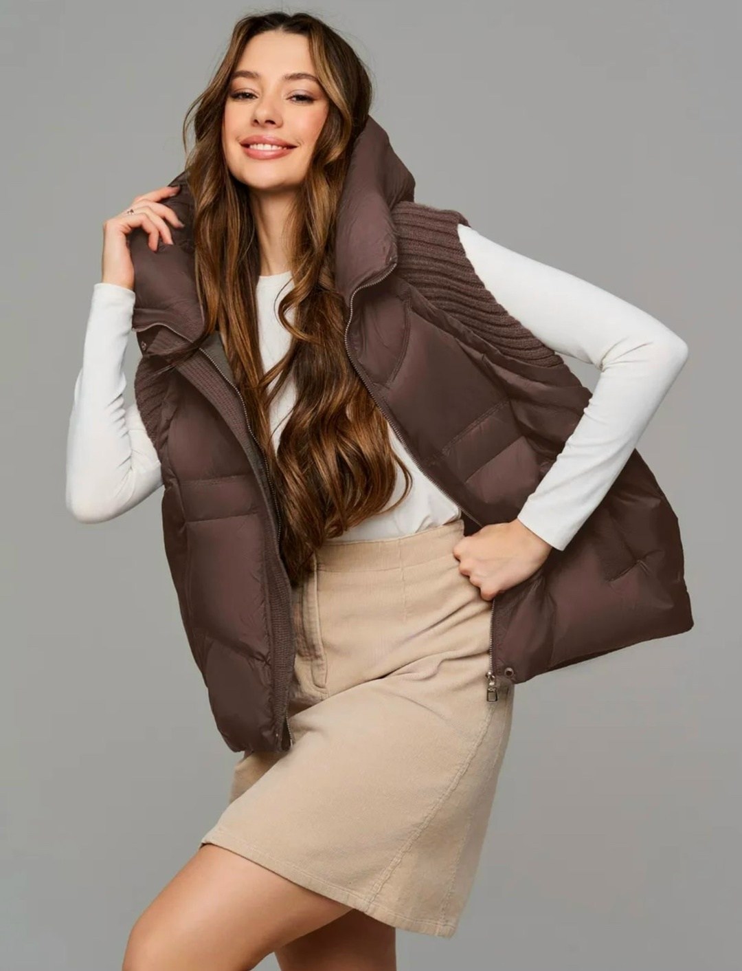 женская жилетка,женские жилеты,жилет утепленная,жилет женский утепленный,жилет бежевый