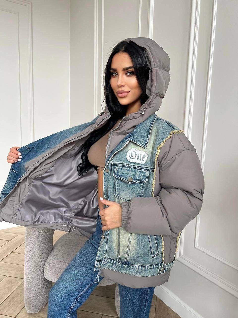 куртка джинсовый,куртка модная,стильная куртка,куртка женская джинсовая,комбинированная куртка