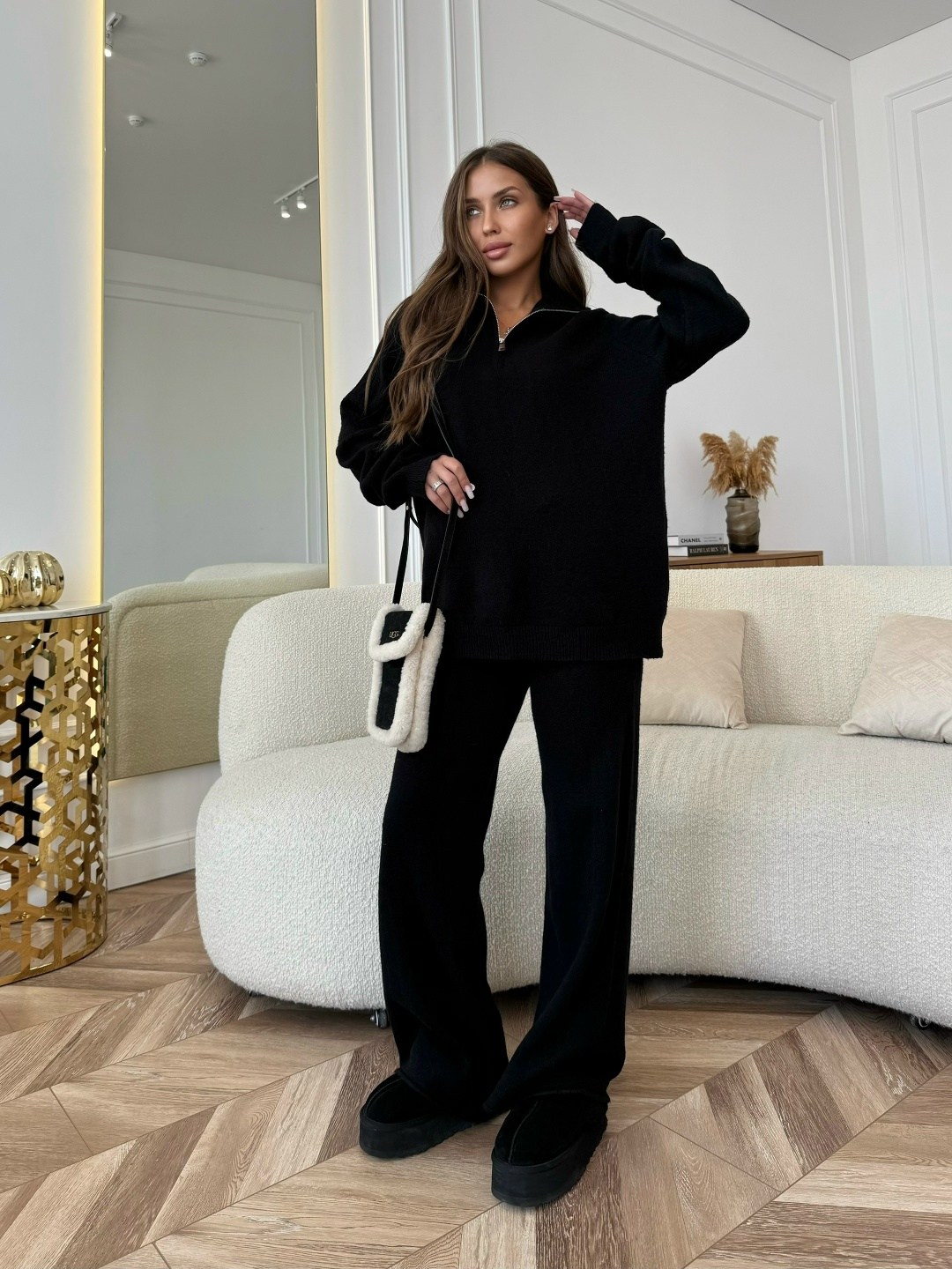 костюм трикотажный,костюм с брюками,стильные костюмы,костюм женский с брюками палаццо,вязаные костюмы