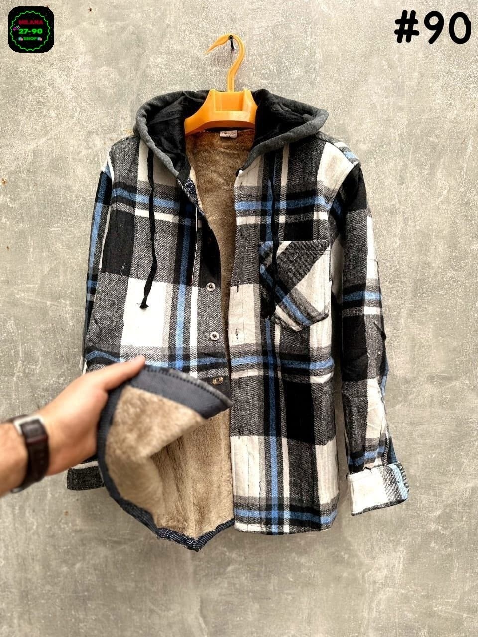 рубашка с капюшоном,рубашка в клетку с капюшоном,рубашка теплая,теплая рубашка в клетку,рубашка на меху