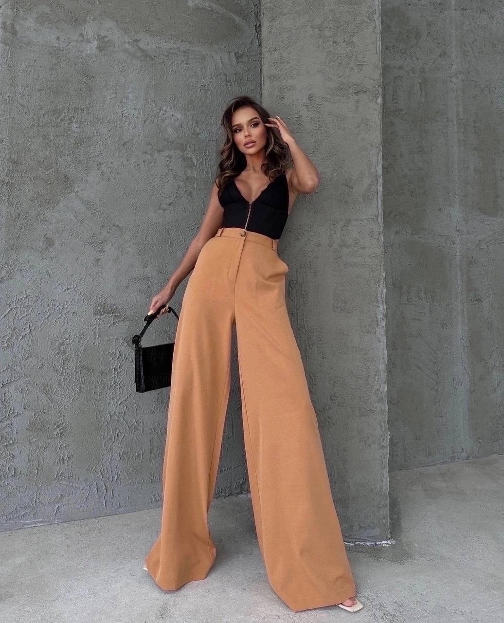 брюки палаццо женские,брюки палаццо,элегантные брюки,женские брюки клеш,образ с брюками палаццо