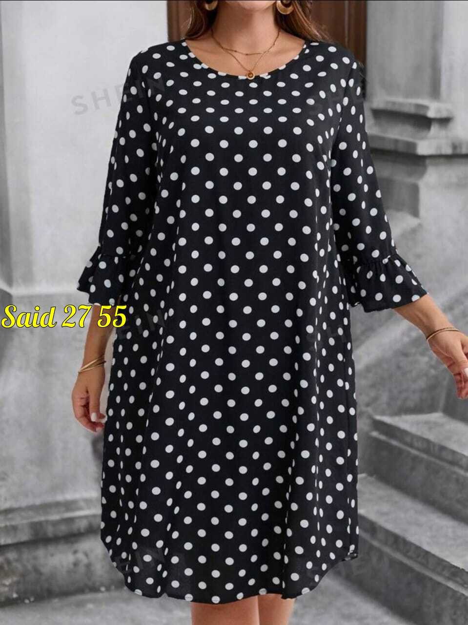 платье женская,платье,женское платье в горох,трикотажное платье,стильное платье