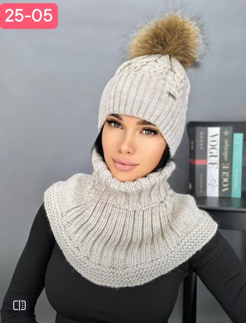 комплект шапки,женская шапка,шапка и снуд,шапка и снуд комплект,комплект шапка снуд женский