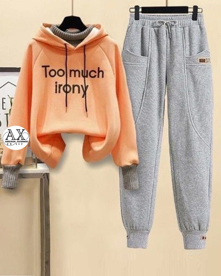 костюмы спортивные женские,теплый костюм двойка,повседневный спортивный костюм,женский спортивный костюм из двух предметов,женский спортивный костюм повседневный