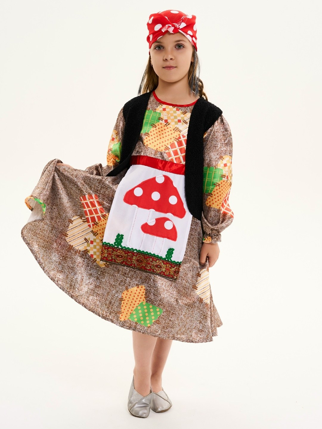 костюм баба яга детский,костюм баба яга для девочки,костюм баба яга пуговка,карнавальный костюм детский баба яга,костюм бабы яги коломбина