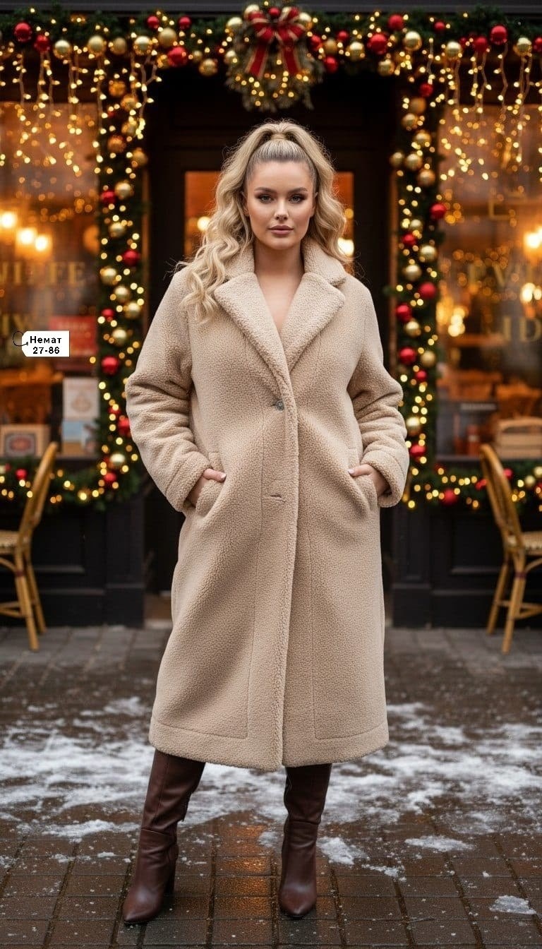 стильное пальто,модное пальто,пальто барашек,теплое пальто,пальто плюшевое