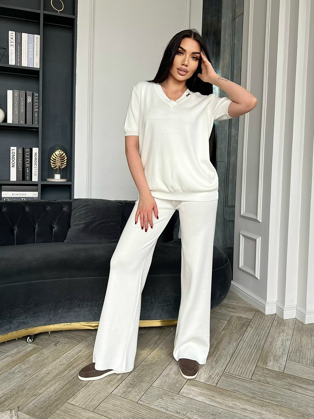 костюмы брючные,белый брючный костюм,костюм белый,трикотажные костюмы,костюм с брюками