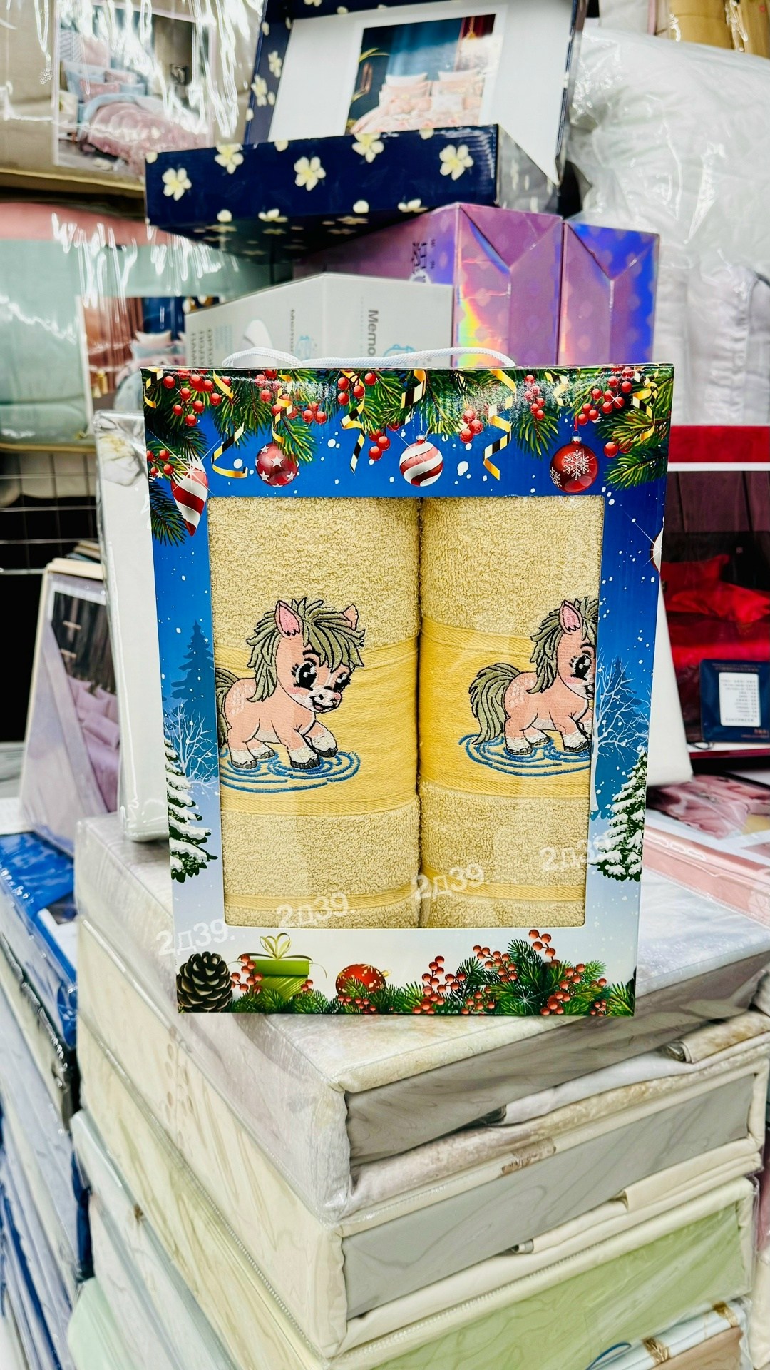 подарочные наборы полотенец,набор полотенец,набор полотенец новогодний,полотенца новогодние,полотенца кухонное
