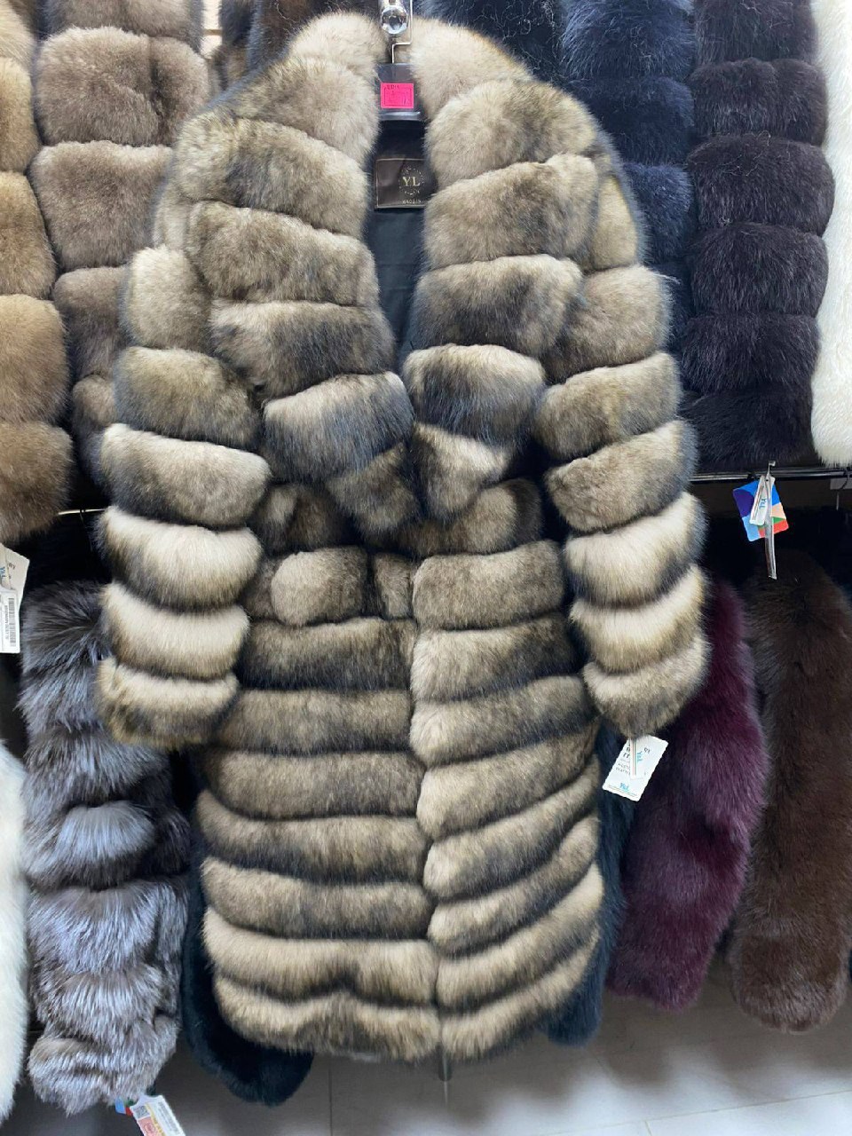 шуба из песца,шуба из соболя,соболь шуба,шуба песец под соболь,песец шуба