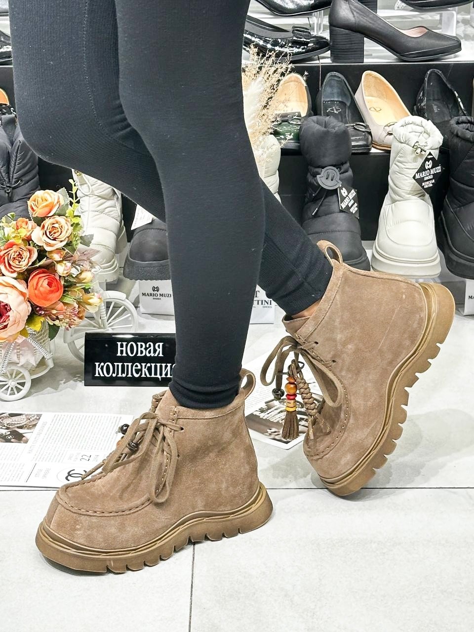 ,женские ботинки,женская ,ботинки модные,женская  зимняя
