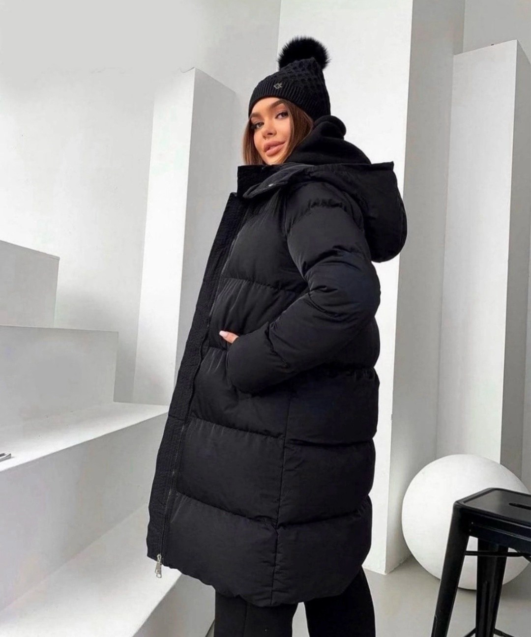 стильные пуховики,удлиненная куртка,куртка оверсайз,пуховик,пуховики оверсайз