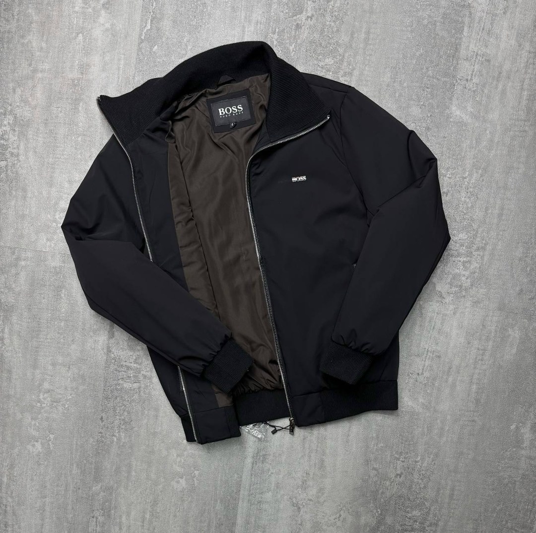 демисезонная куртка,легкая куртка,hugo boss ветровка,куртка с воротником,куртка бомбер