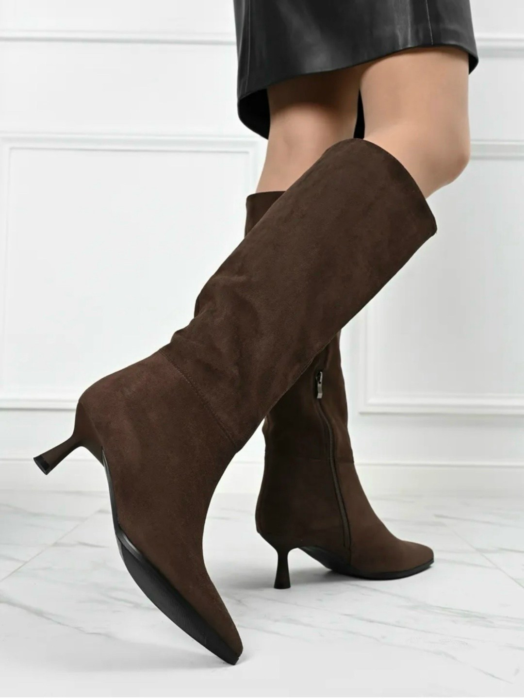 замшевые сапоги,женские сапоги,сапоги,сапожки,коричневые сапоги