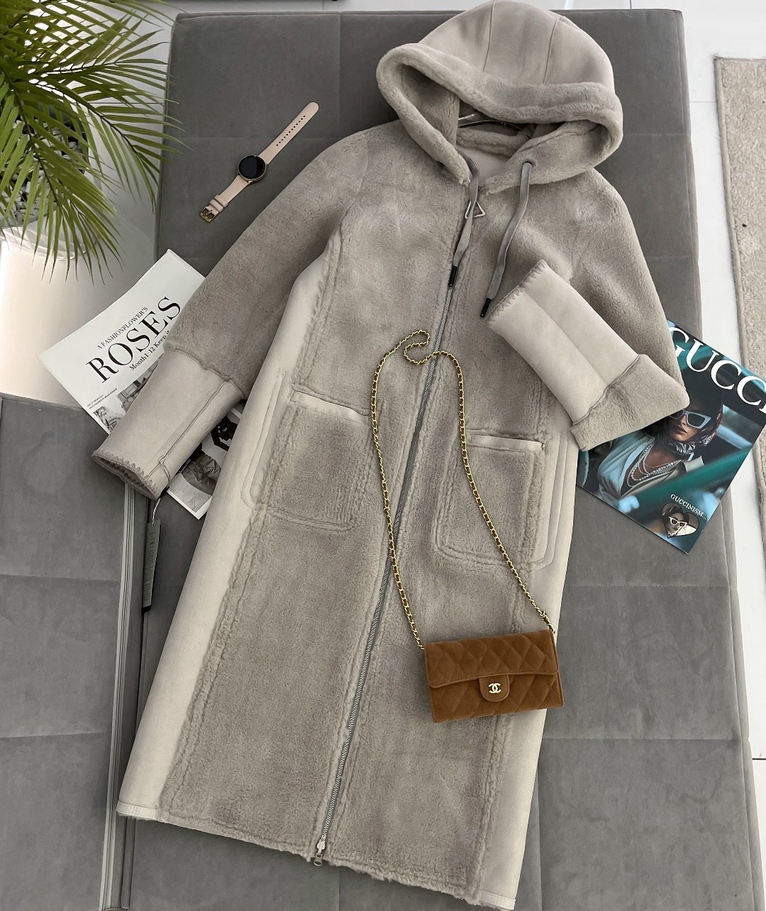 дубленка удлиненная,дубленка женская,дубленка серая,дубленка двухсторонняя,дубленка зимняя