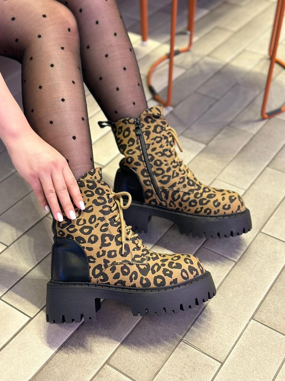,леопардовые ботинки,ботинки леопард,женские ботинки,ботинки модные