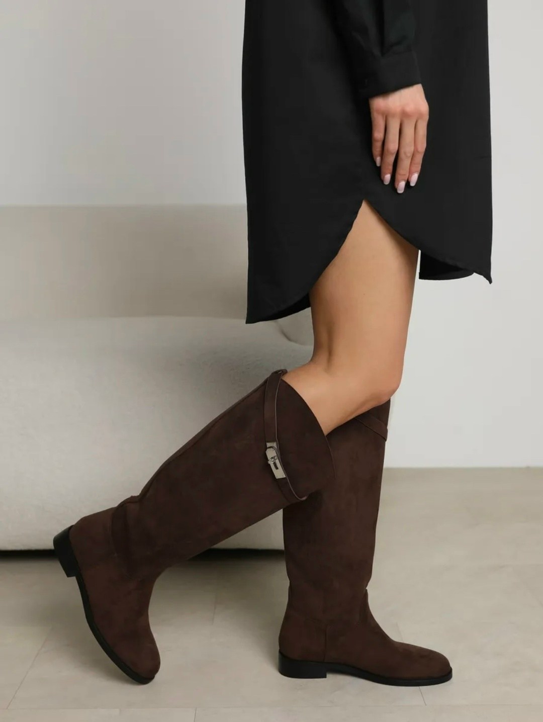 замшевые сапоги,женские сапоги,коричневые сапоги,высокие сапоги женские,сапоги из замши