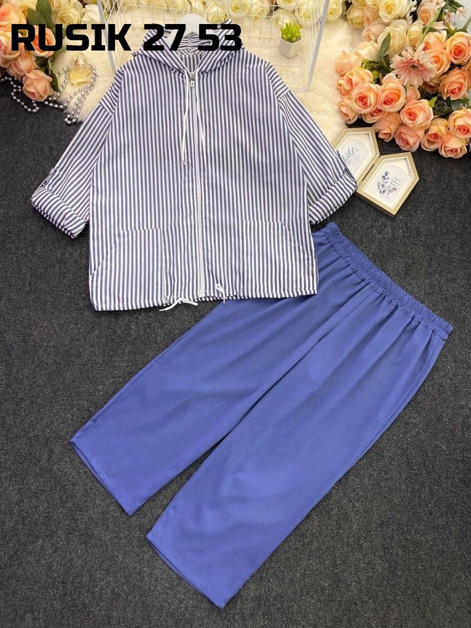 брючный комплект,летние брючные костюмы для полных женщин,костюм претти брючный для полных женщин,комплект претти,костюмы брючный