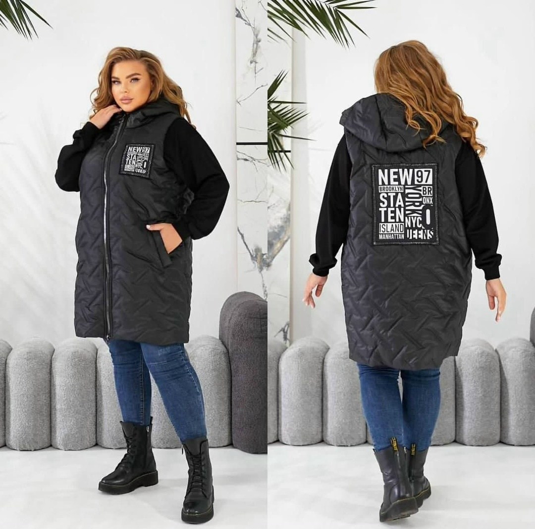 жилет на синтепоне,жилетка на синтепоне,демисезонная жилетка,женская жилетка,женская жилетка больших размеров