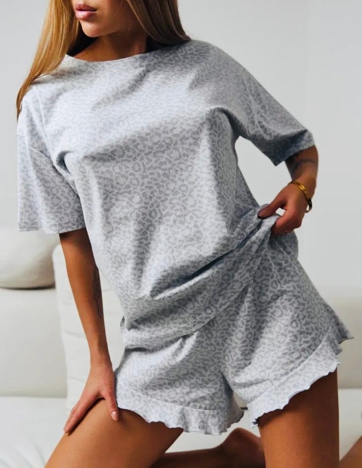 пижама женская,пижама женская с шортам,пижама женская с шортами хлопок,пижама шортами,стильная пижама