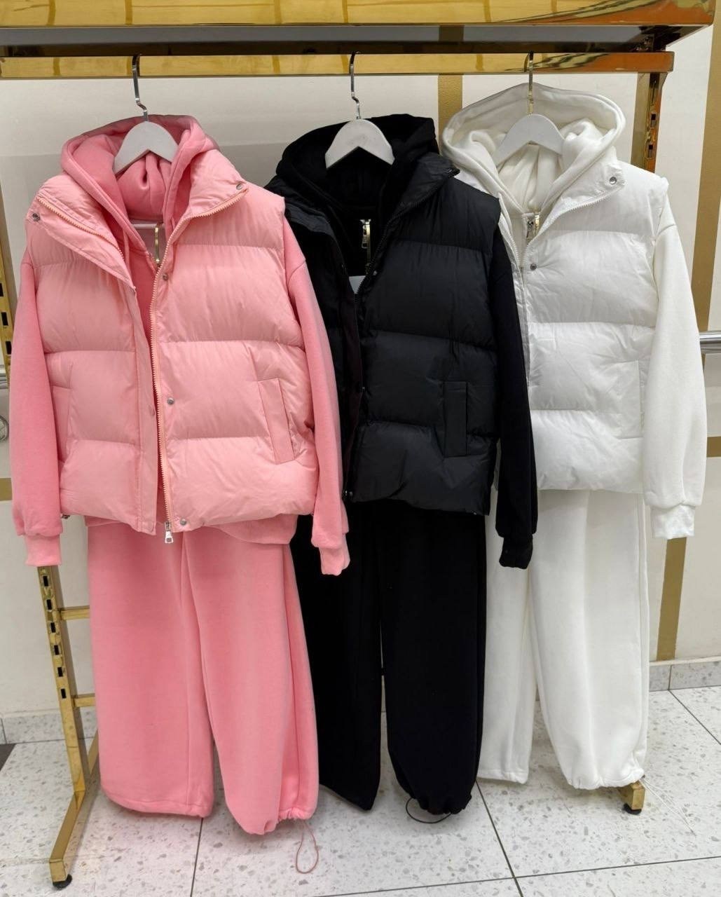 костюм тройка женский с жилетом спортивный,костюм тройка женский,жилетка костюм,костюм на флисе,костюм женский на флисе