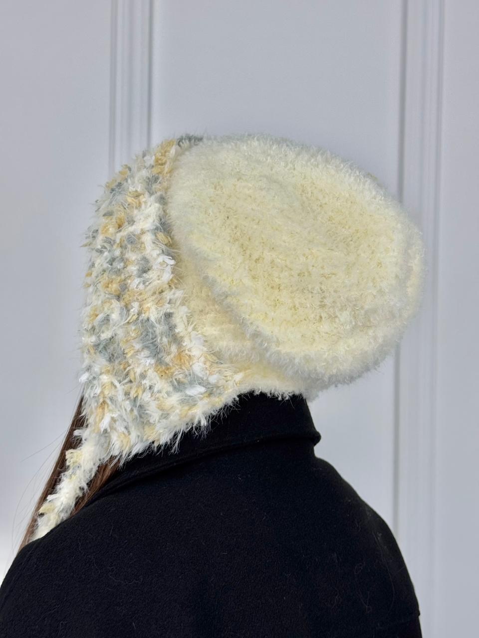 шапка ушанка вязаная с мехом,шапка ушанка женская зимняя,зимние женские шапки,шапка зимняя модная,шапка ушанка женская