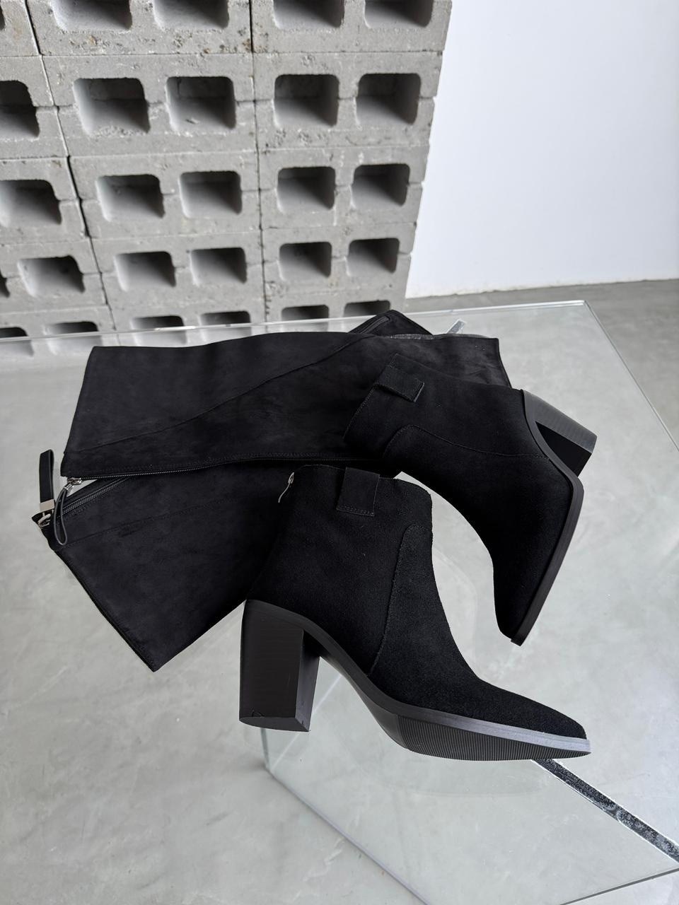 ,замшевые сапоги,сапоги казаки, женская,женские сапоги