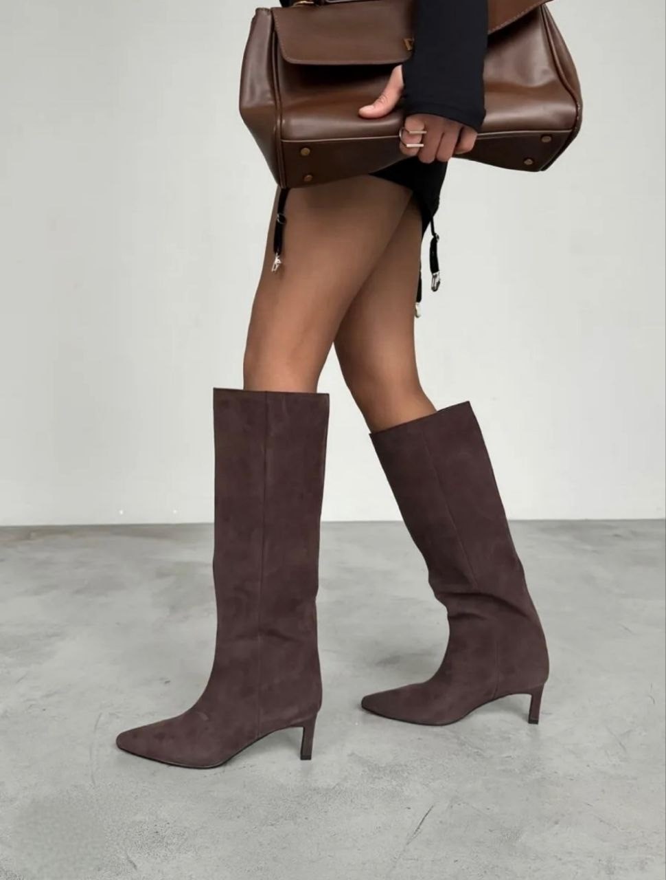 замшевые сапоги,женские сапоги,сапоги модные,сапожки,коричневые сапоги