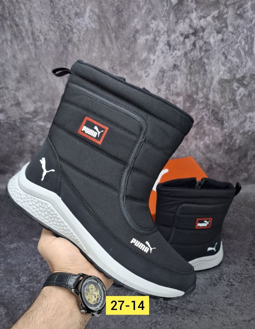 дутики puma,мужские дутики,,дутики зимние puma,мужские зимние дутики