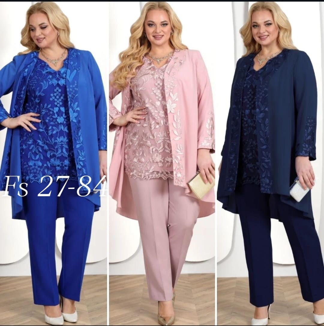 комплект ninele,комплект брючный ninele 5816 василек,костюмы комплекты,брючной костюм,вечерние брючные костюмы