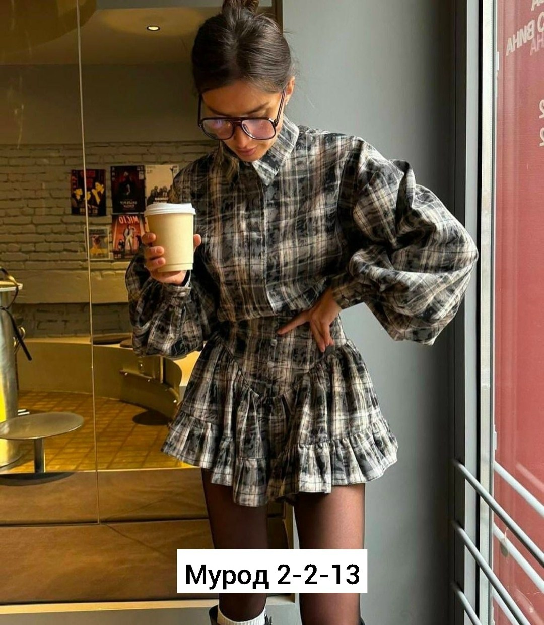 костюм рубашка с юбкой,модные костюмы,костюм с юбкой женский,костюм в клетку,рубашка с юбкой