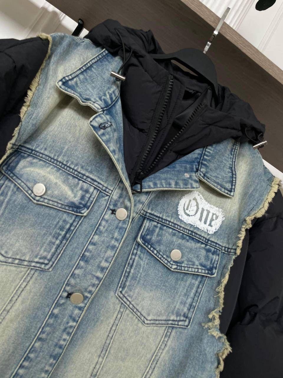 куртка джинсовый,куртка модная,стильная куртка,куртка женская джинсовая,комбинированная куртка