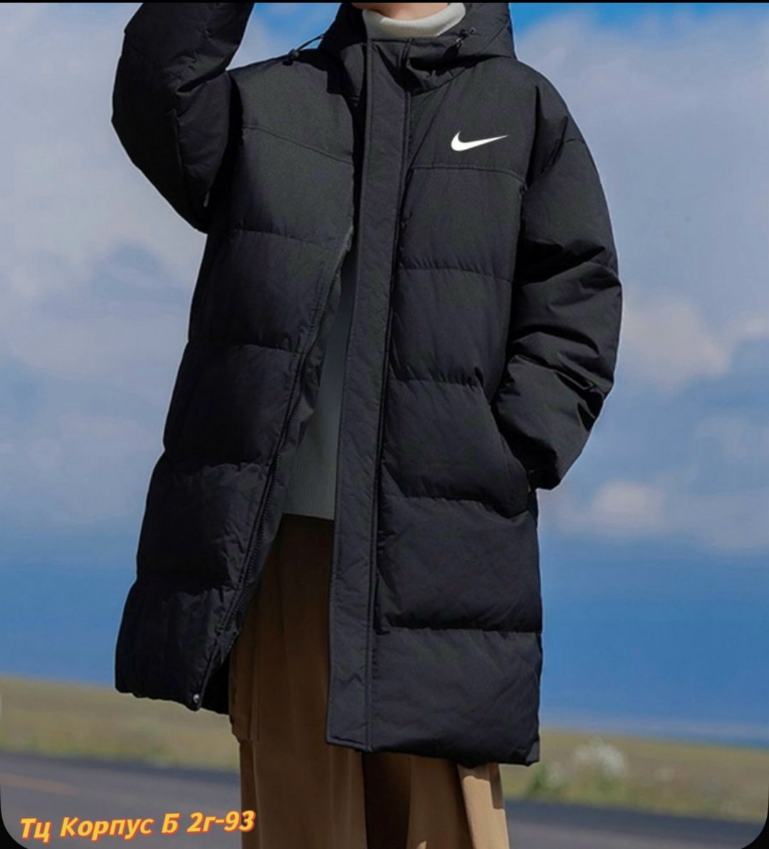 куртка пуховик,пальто пуховик,пуховик мужской nike,мужская зимняя куртка,куртка мужская длинная зимняя